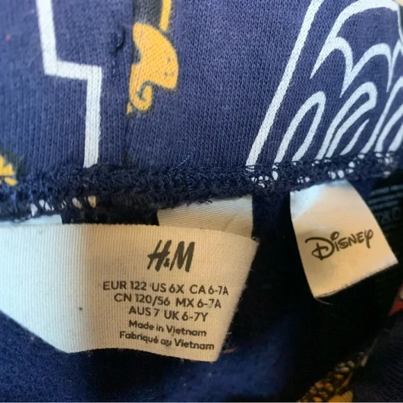 Disney × H&M Mickey Mouse 2-Piece Sweatshirt & Jogger Set – Size 6X - Picture 6 of 11